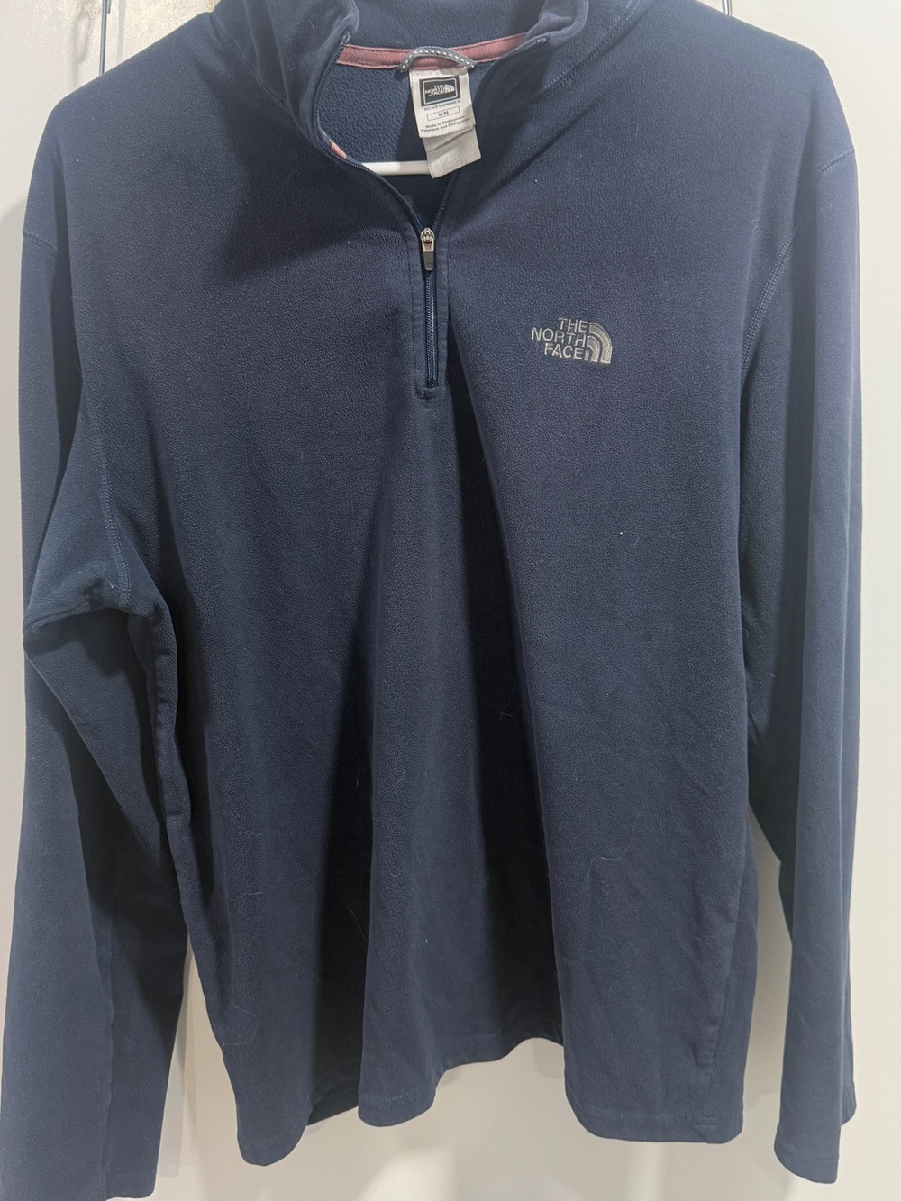 The North Face Men's Navy Half-Zip Fleece Pullover